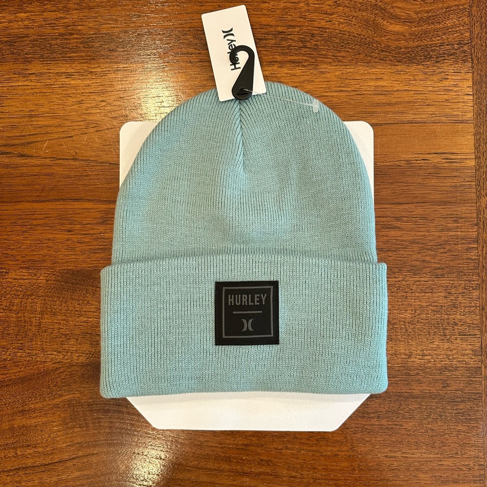 NWT Hurley Shifty Logo Beanie, Galactic Jade